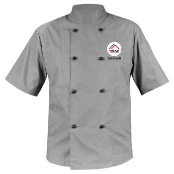 Bluza kucharska personalizowana , 6 modelI do wyboru , długi / krótki rękaw